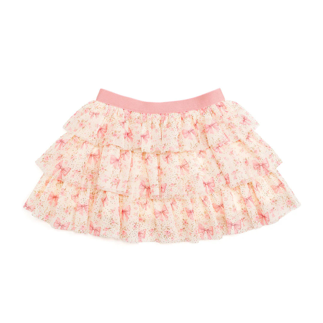 Sweet Wink Cream | Ditsy Floral Petal Tutu