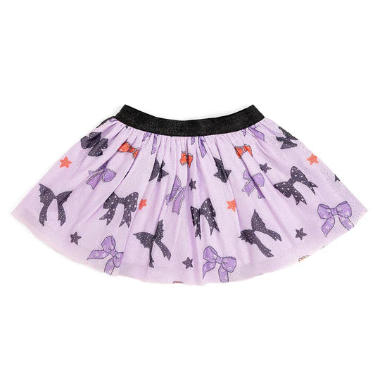 Sweet Wink Lavender | Spooky Bows Halloween Tutu