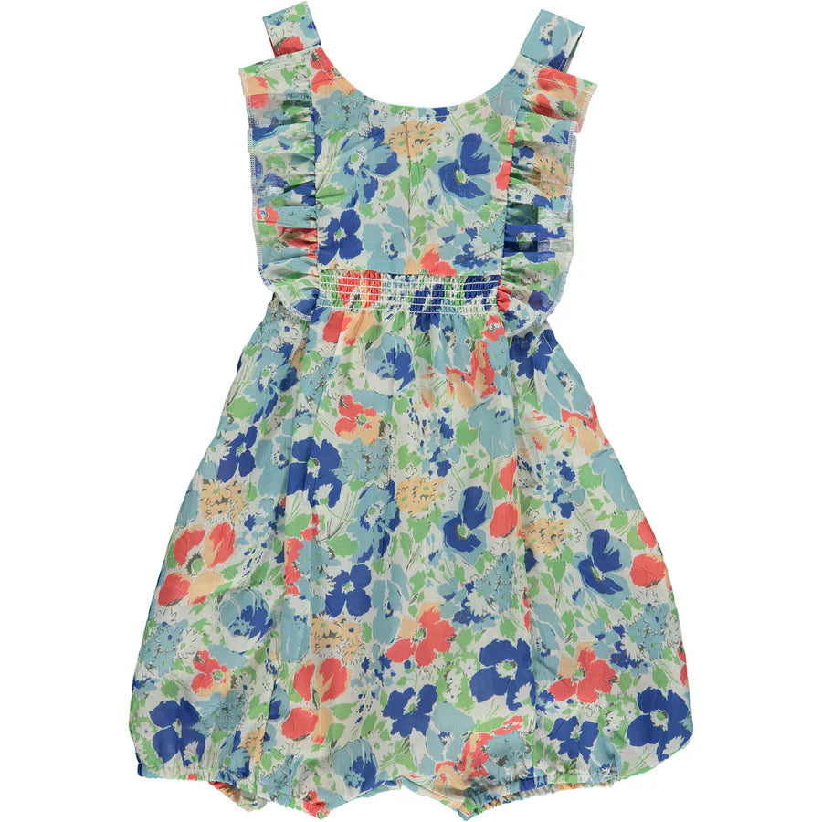 Vignette Coral Bouquet | Kristen Shorty Romper