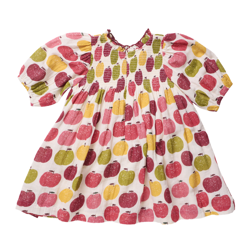 Pink Chicken Pink Delicious Apples | Puff Sleeve Stevie Dress