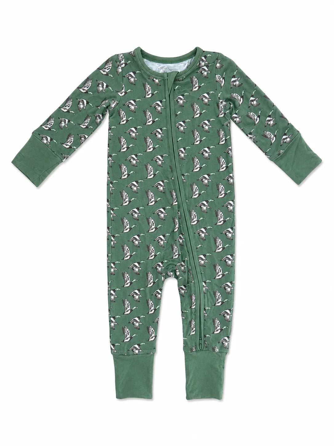 Hollis Baker Ducks | Zipper Romper