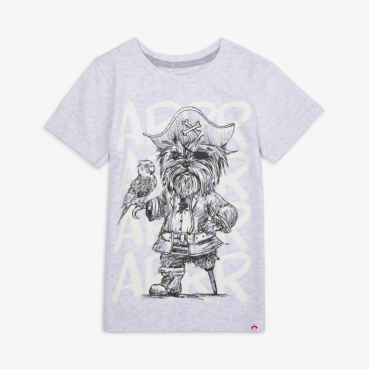 Appaman Cloud Heather | Captain York Graphic Short Sleeve