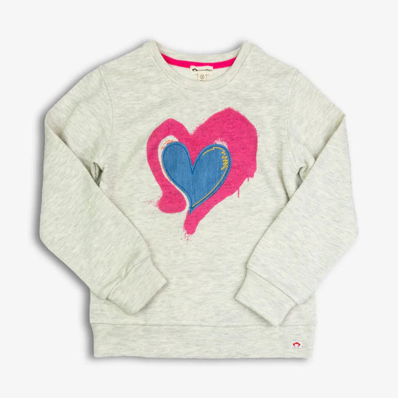 Appaman Light Grey Heather | Ruby Sweatshirt