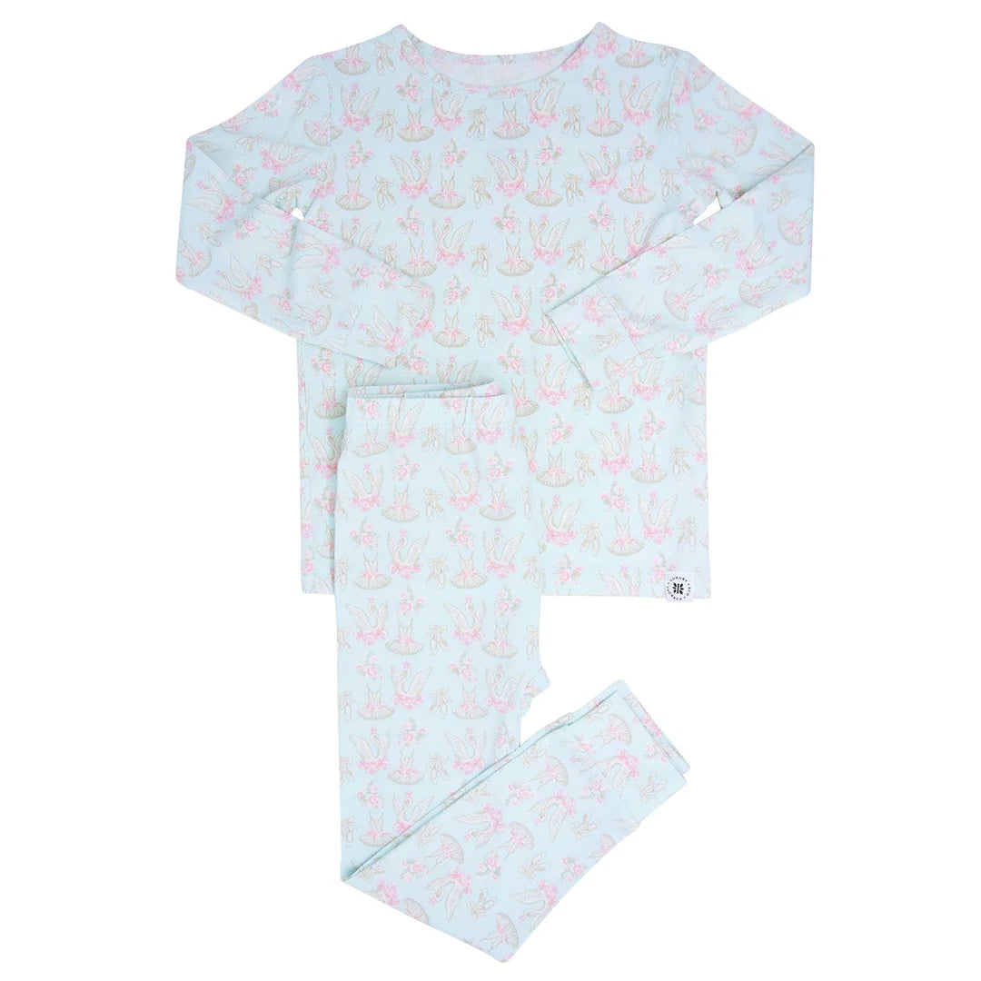 Sweet Bamboo Dancing Swans | Big Kid PJ