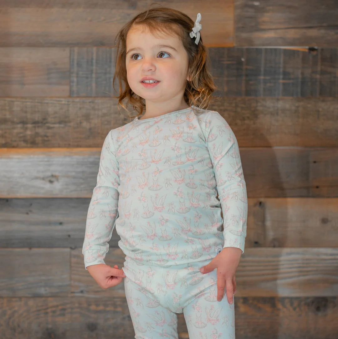 Sweet Bamboo Dancing Swans | Big Kid PJ