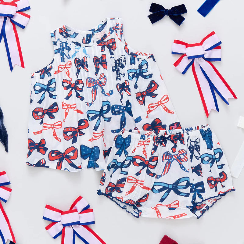 Pink Chicken Red, White, and Bows | Jaipur 2 Piece Set