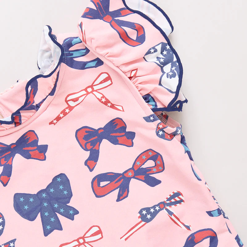 Pink Chicken Pink Patriotic Bows | Jennifer Suit