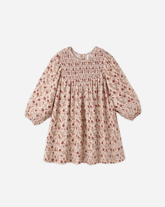 Rylee + Cru Blush Pink Floral | Selene Dress