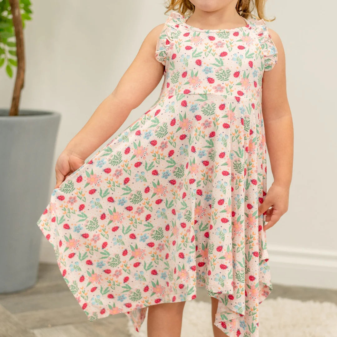Sweet Bamboo Ladybug Garden | Racerback Dress