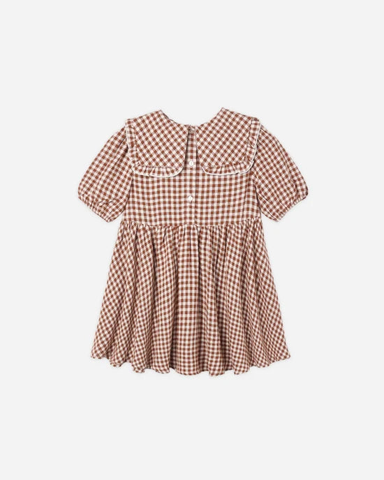 Rylee + Cru Brick Check | Camille Dress