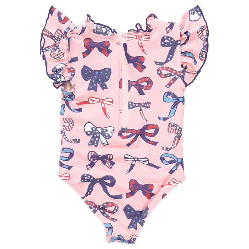 Pink Chicken Pink Patriotic Bows | Jennifer Suit