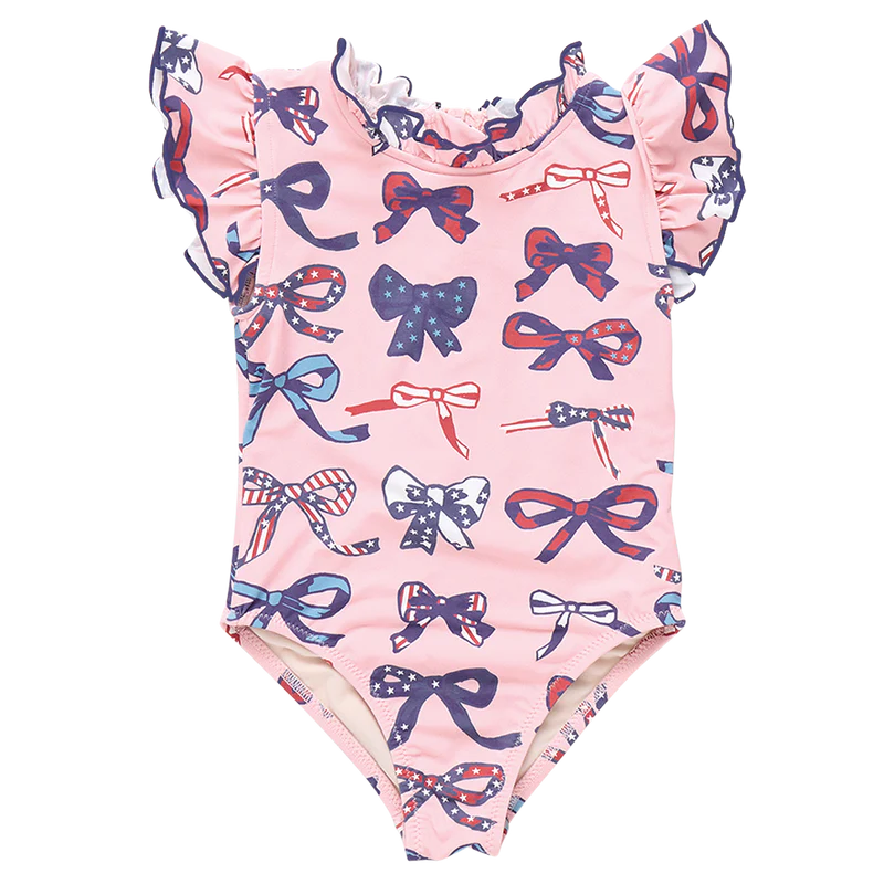 Pink Chicken Pink Patriotic Bows | Jennifer Suit