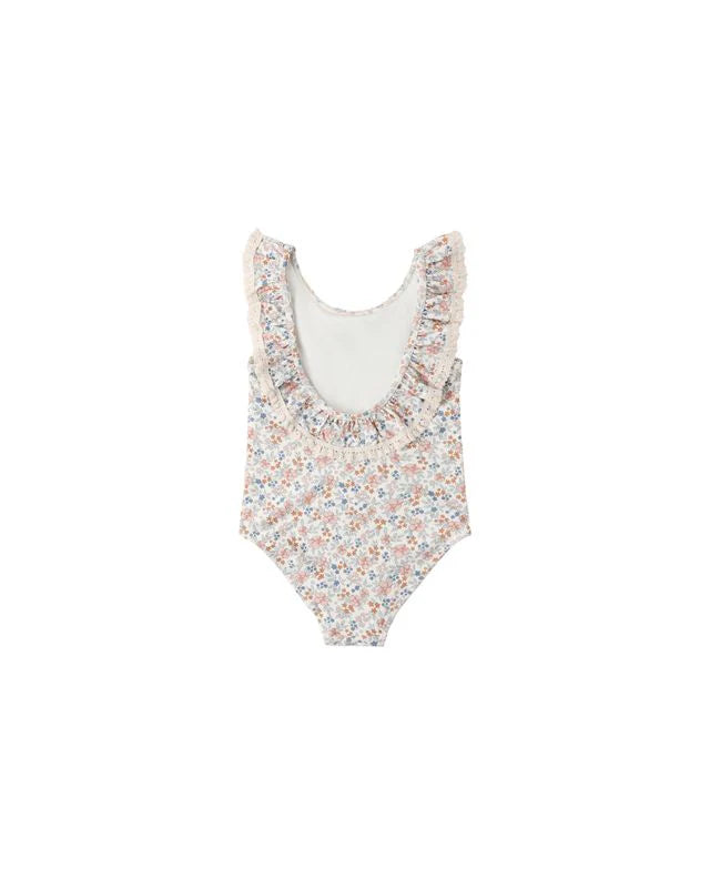 Rylee + Cru Ivory Flower Field | Margaret One-Piece Swimsuit