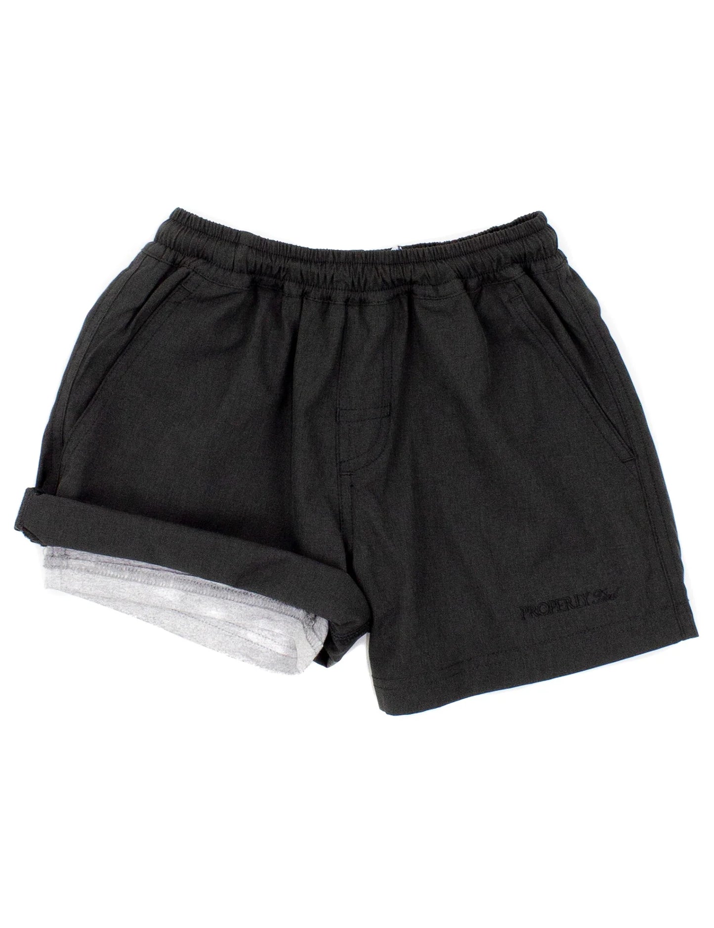Properly Tied Pitch Black | Ace Short