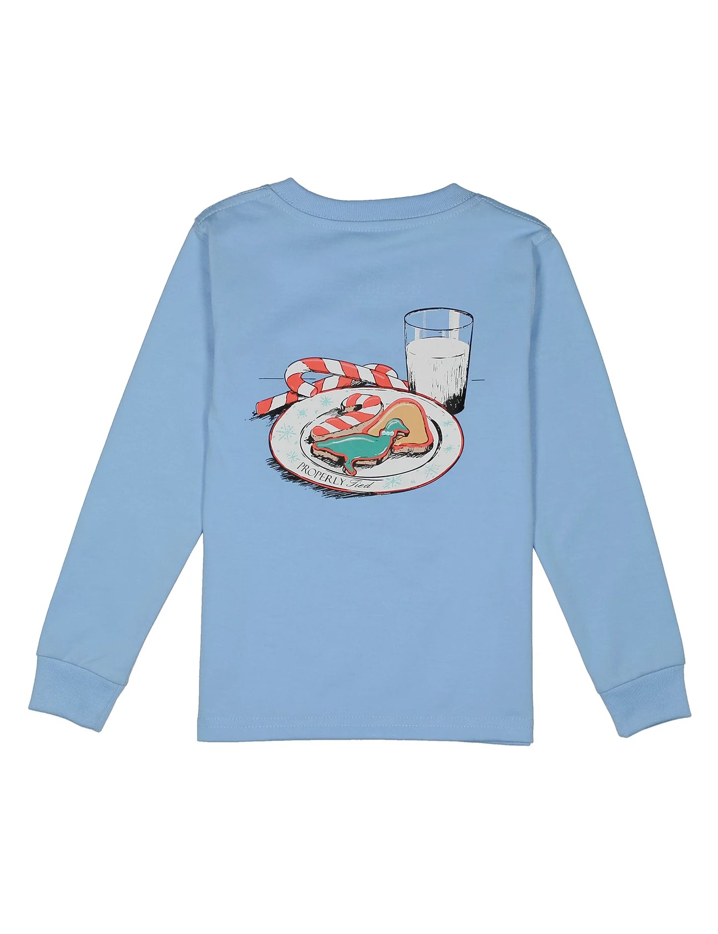Properly Tied Light Blue | Milk and Cookies Long Sleeve Tee