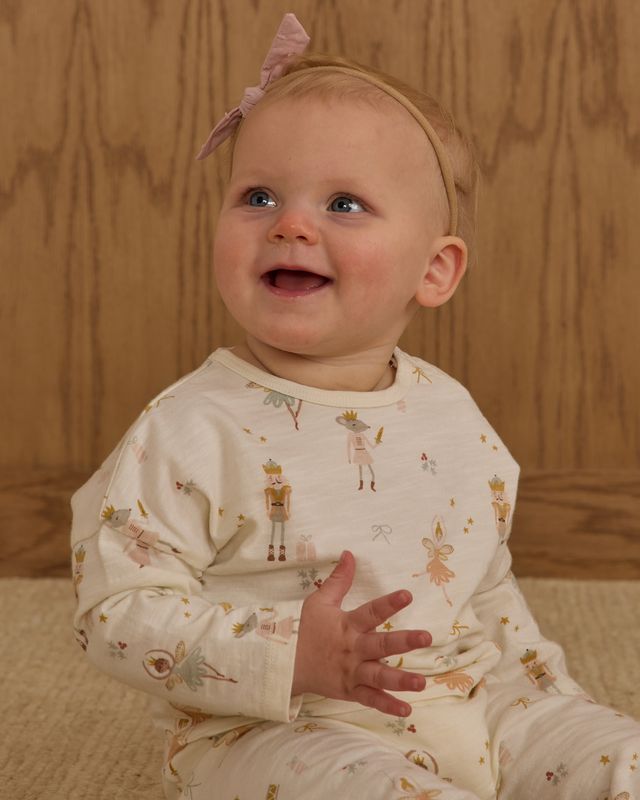 Rylee + Cru Ivory Nutcracker | Long Sleeve Tee + Pant Set