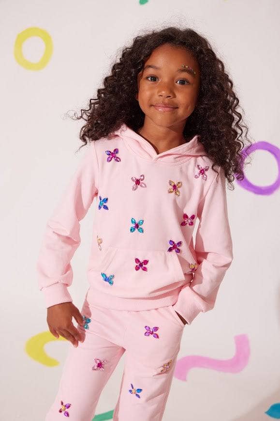 Lola + The Boys Pink Butterfly | Gem Set