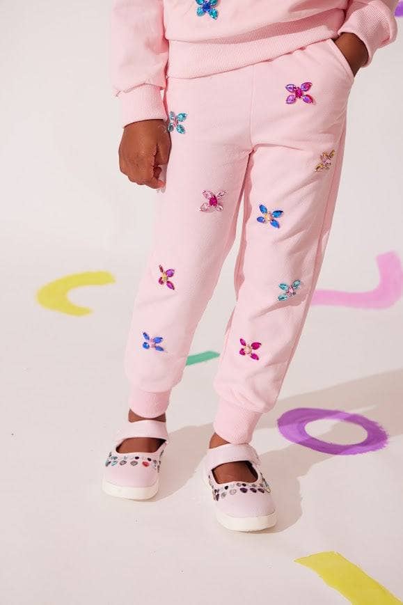 Lola + The Boys Pink Butterfly | Gem Set