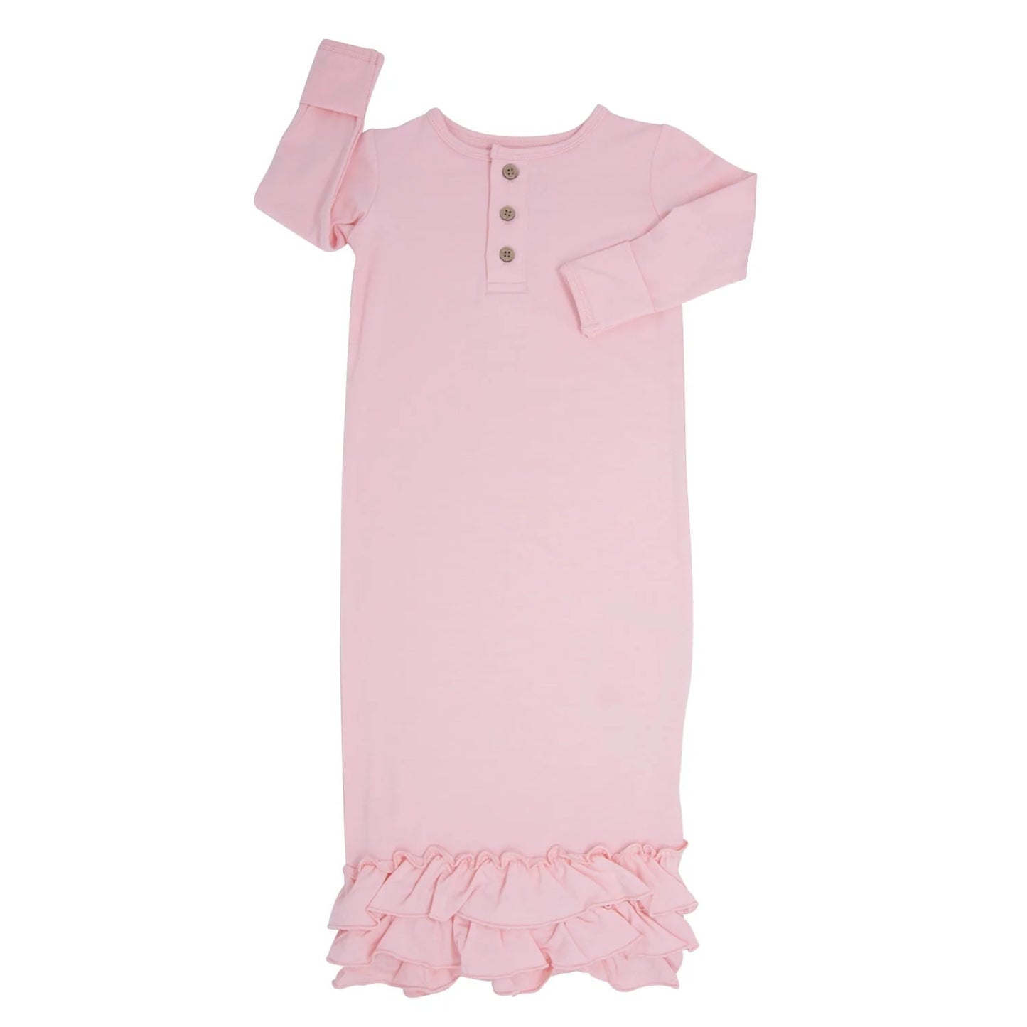Sweet Bamboo Perfect Pink | Ruffle Gown
