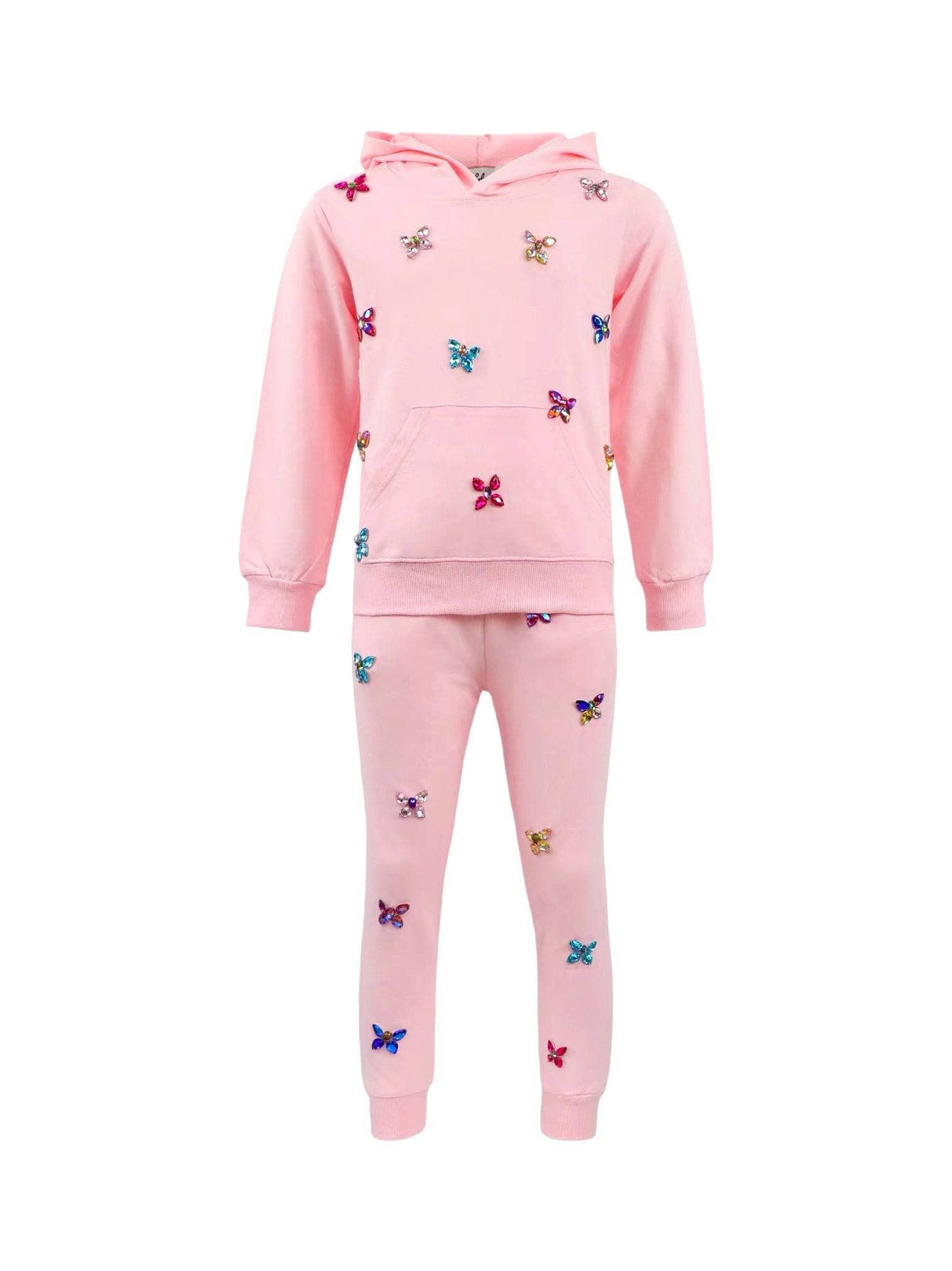 Lola + The Boys Pink Butterfly | Gem Set