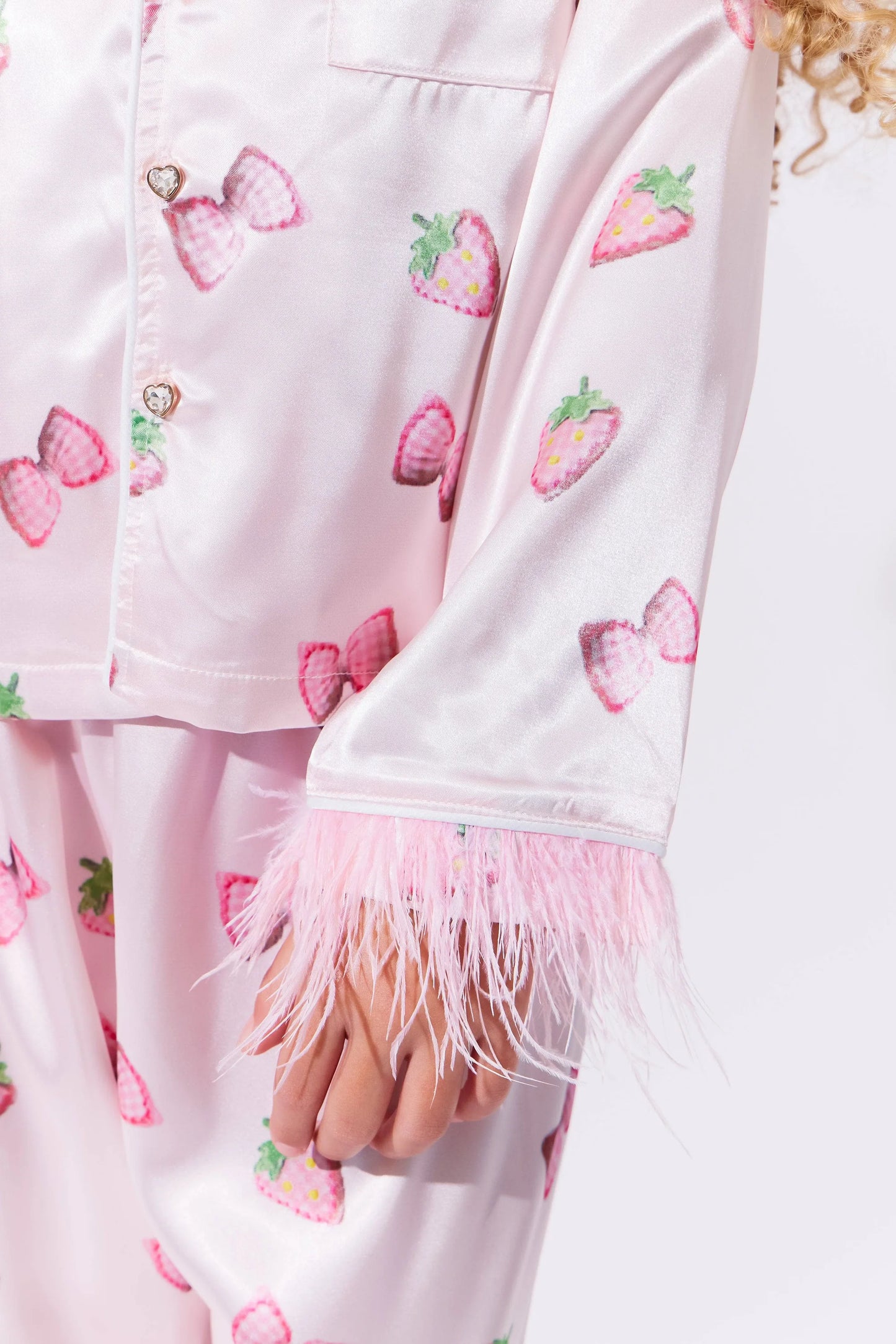Lola + The Boys Strawberry | Dream Satin Set