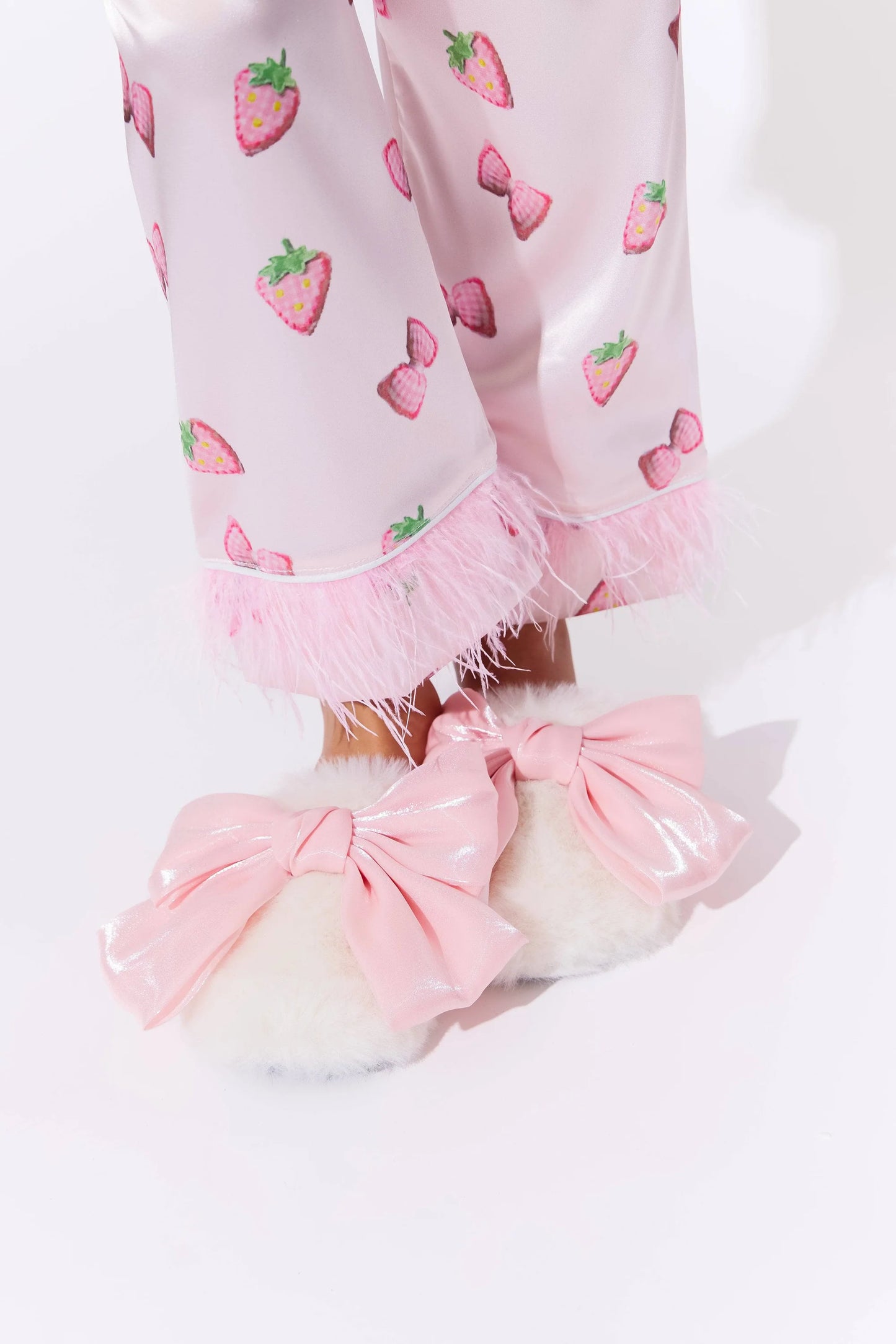 Lola + The Boys Strawberry | Dream Satin Set