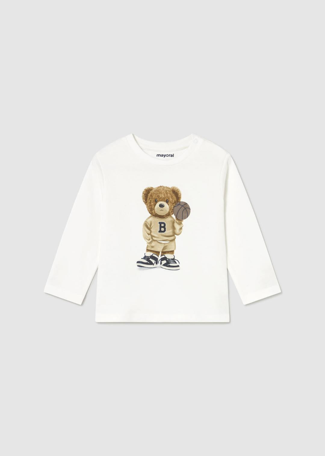 Mayoral Nata | Long Sleeve Bear Shirt