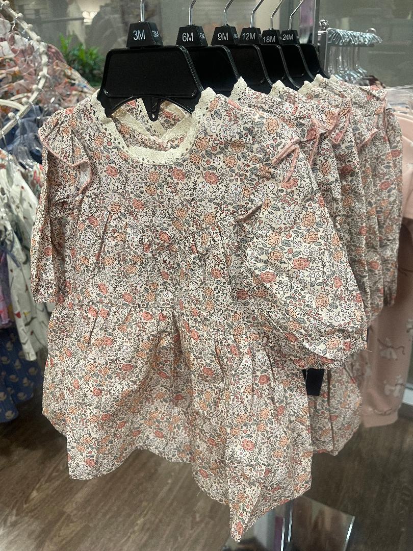 Mabel + Honey Pink | Emmaline Romper with Skirt