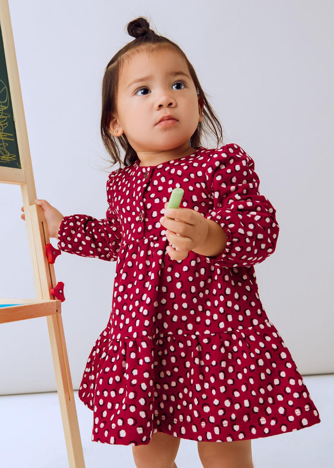 Mayoral Rojo | Printed Dress