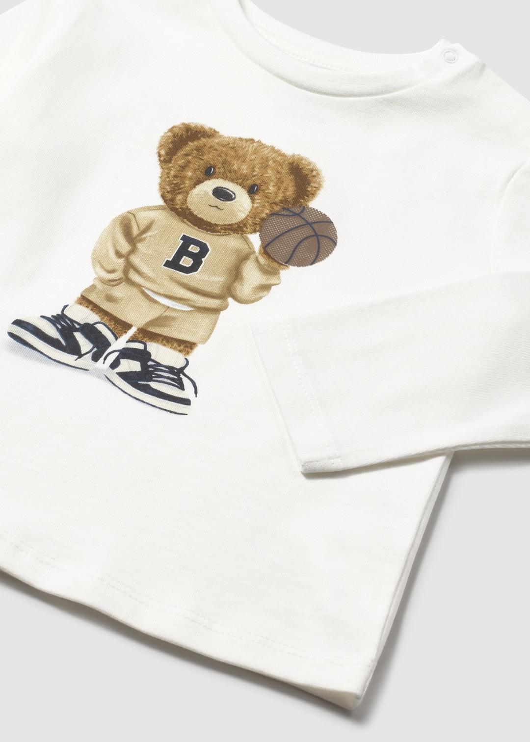 Mayoral Nata | Long Sleeve Bear Shirt