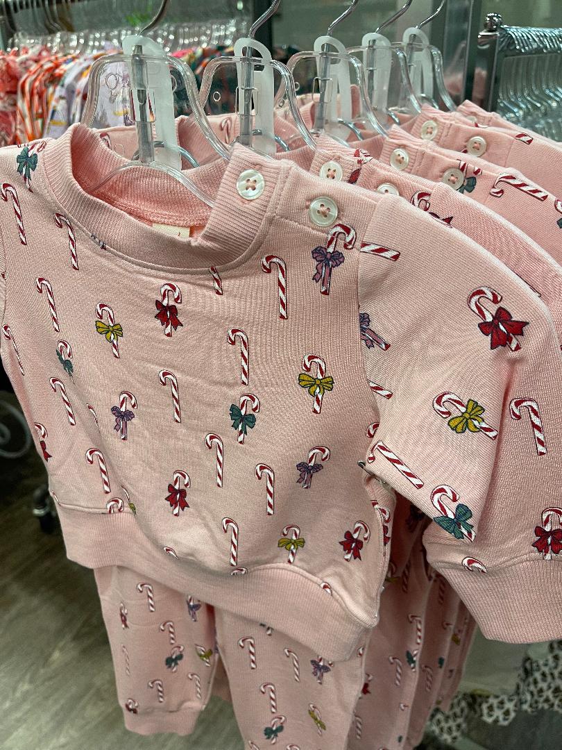 Coop Kids x Pink Chicken Mini Candy Cane | Jax Jogger Set