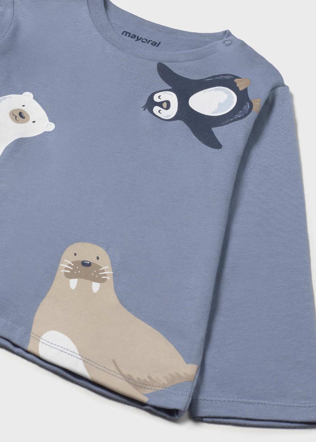 Mayoral Iceberg | Long Sleeve Winter Print Shirt