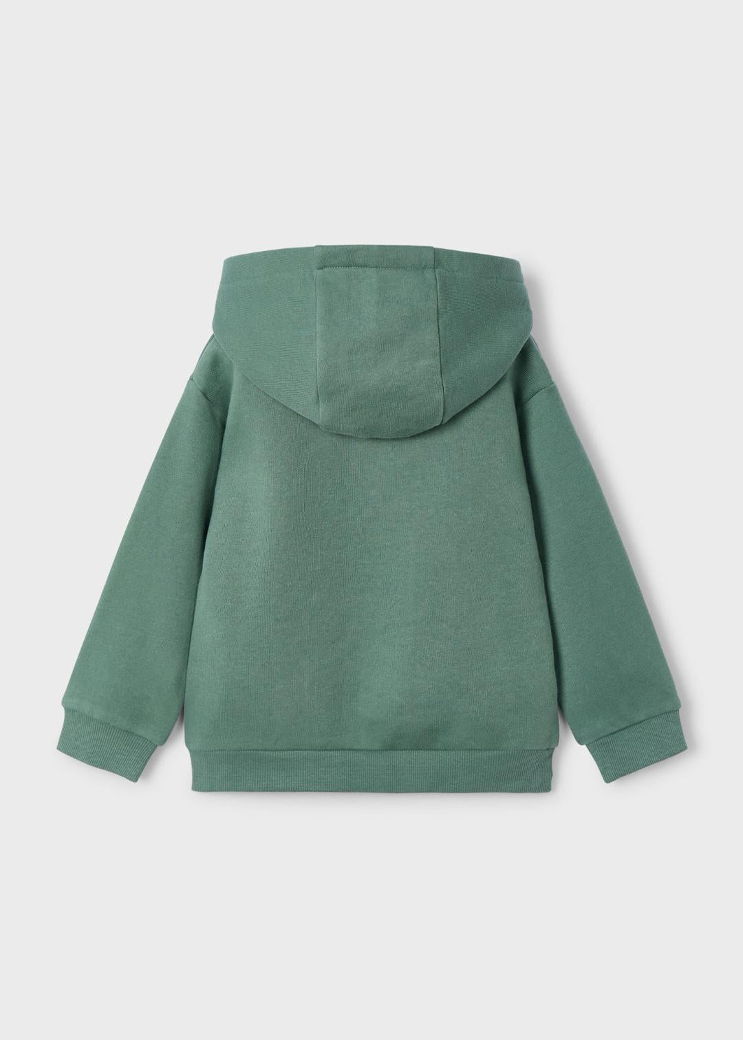 Mayoral Abeto Spruce | Embossed Print Pullover Sweatshirt