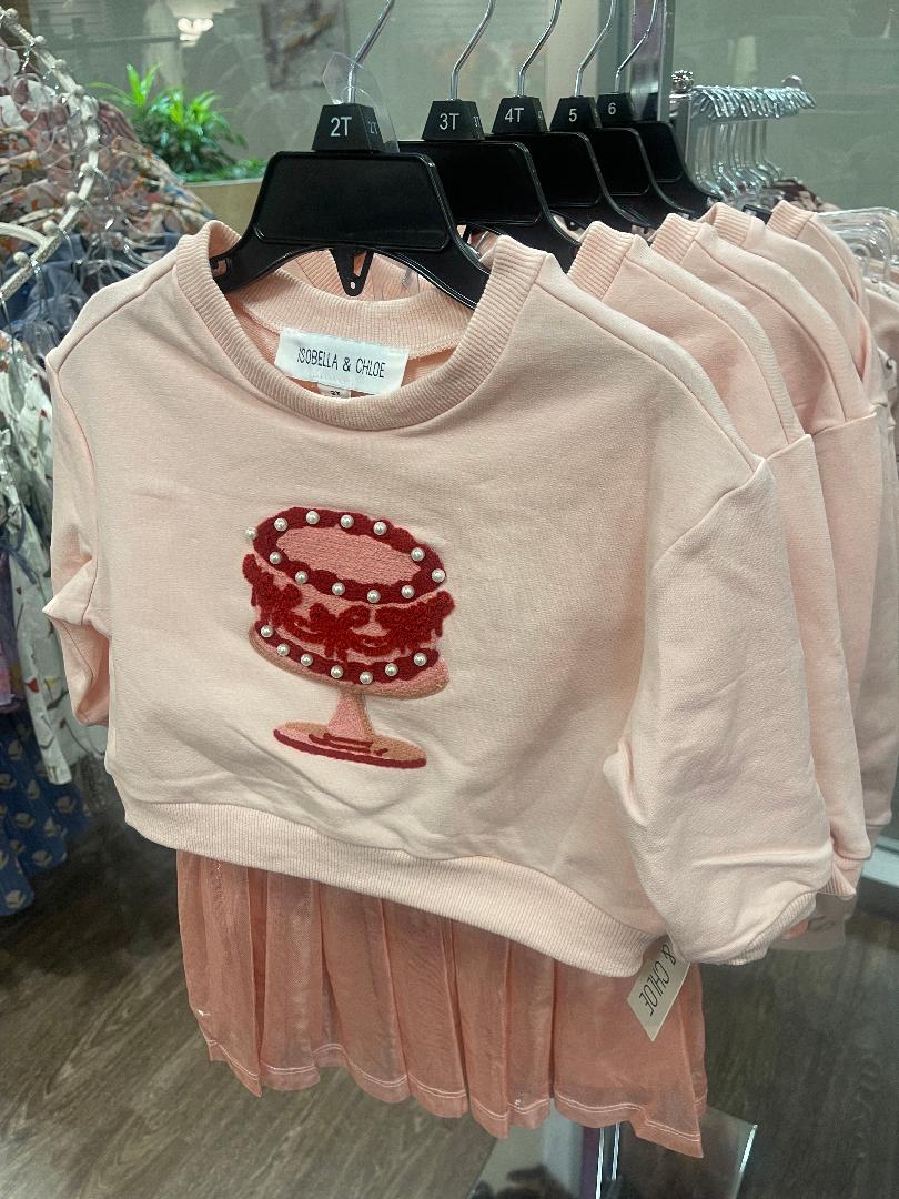 Isobella & Chloe Pink | Sweet Cakes 2 Piece Set