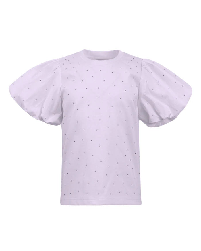 Lola + The Boys Lavender | Sparkle Princess Ruffle T-Shirt
