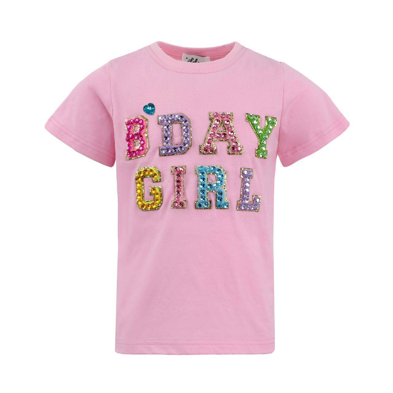 Lola + The Boys Pink | Birthday Girl Gem T-Shirt
