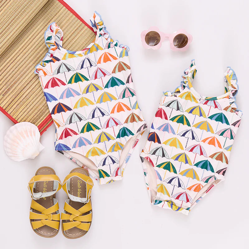 Pink Chicken Multi Umbrellas | Claire Swim Suit
