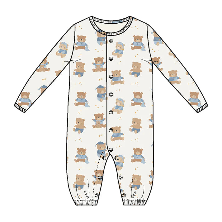Angel Dear Blue Teddy Bears | Convertible Gown
