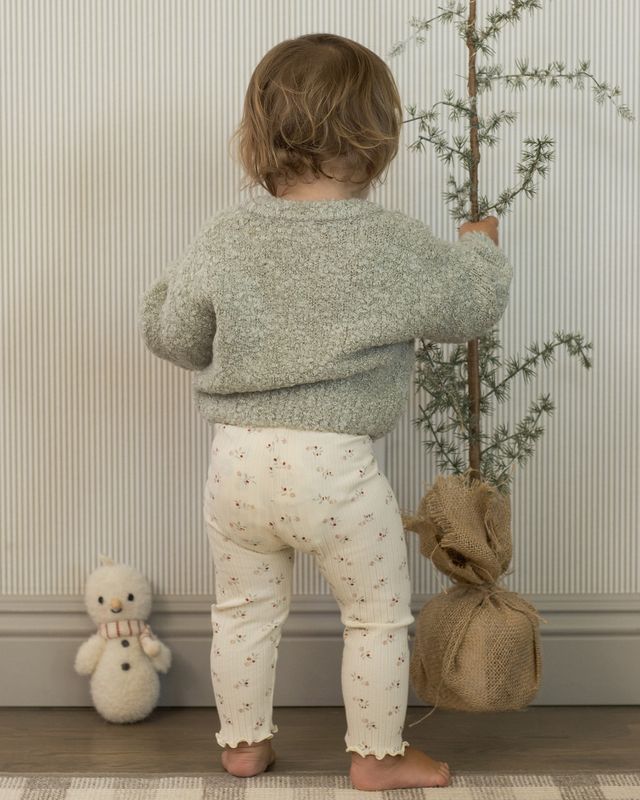 Rylee + Cru Natural Ditsy | Legging