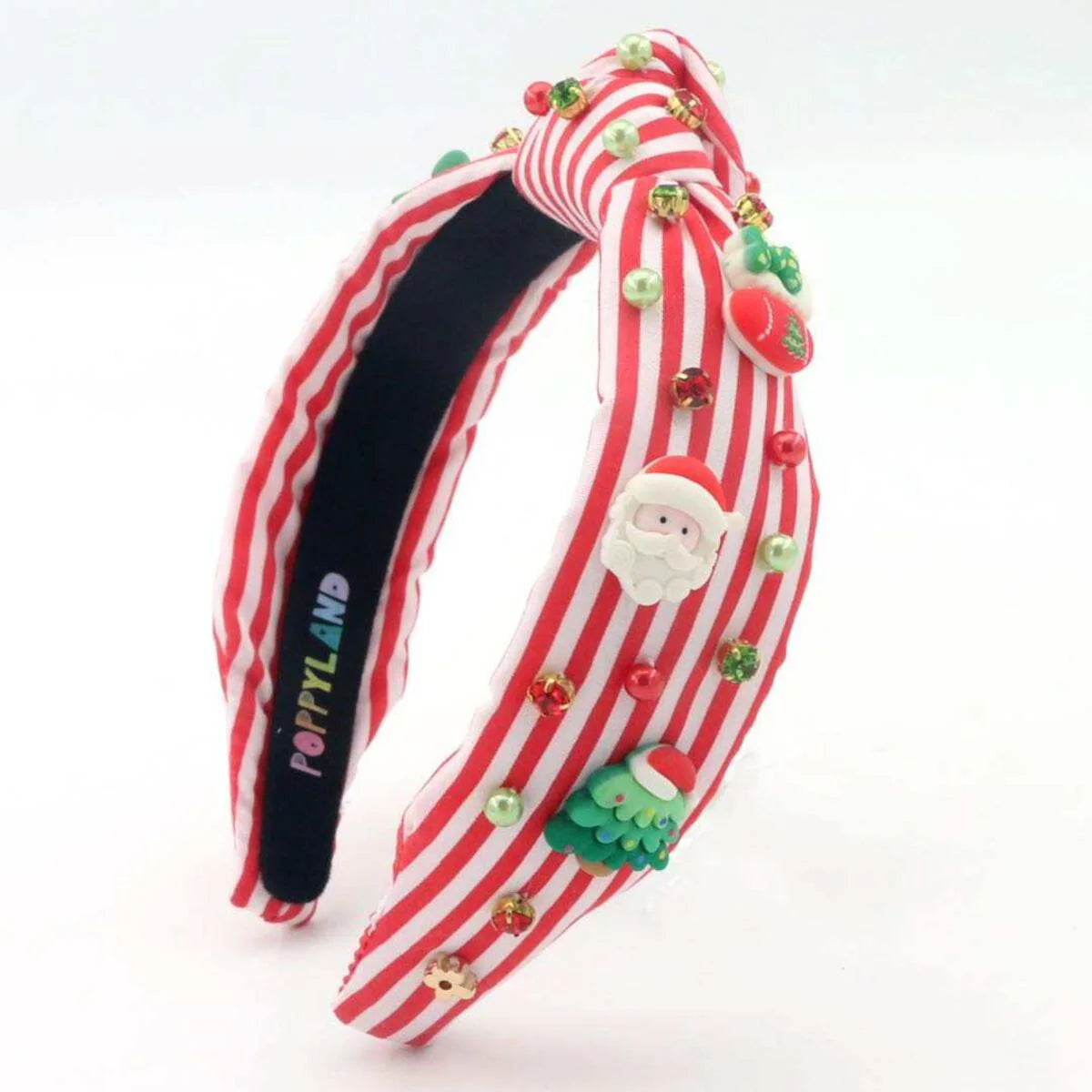 Poppyland Peppermint Stripe | Knotted Headband