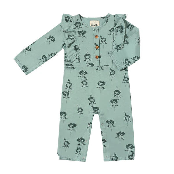 Vignette Teal Dandelion | Alaya Romper