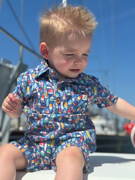 Me & Henry Multi Buoys | Molokai Printed Romper