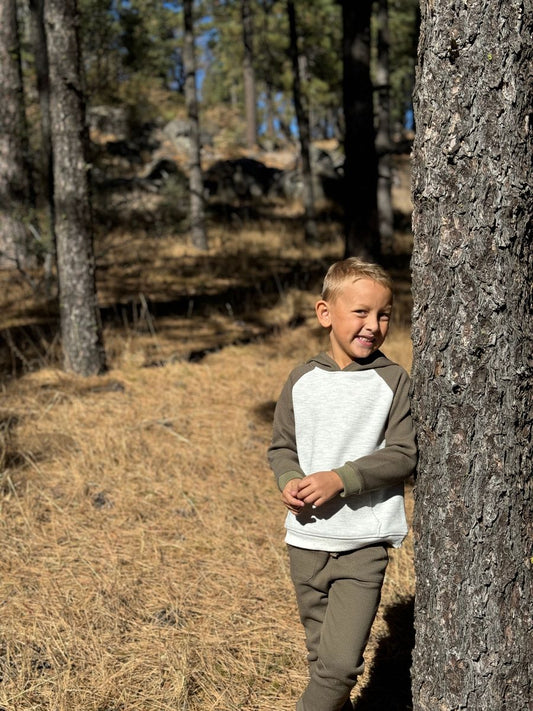 Me & Henry Olive | Wes Waffle Pants