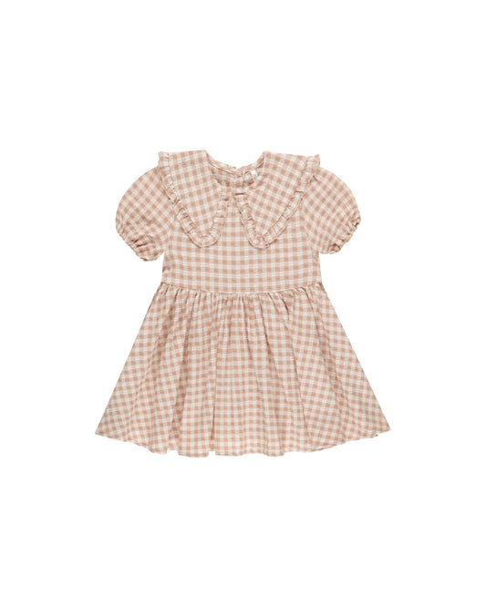 Rylee + Cru Pink Gingham | Camille Dress