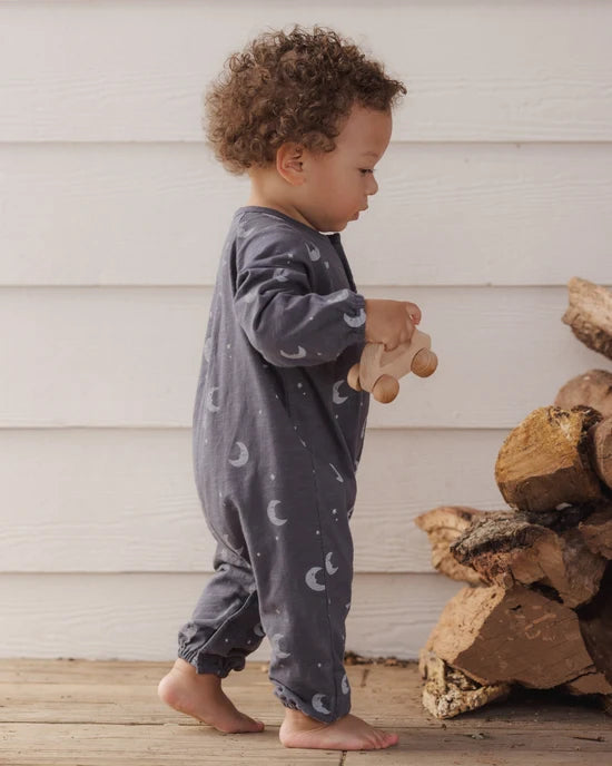 Rylee + Cru Midnight Moons | Henley Jumpsuit