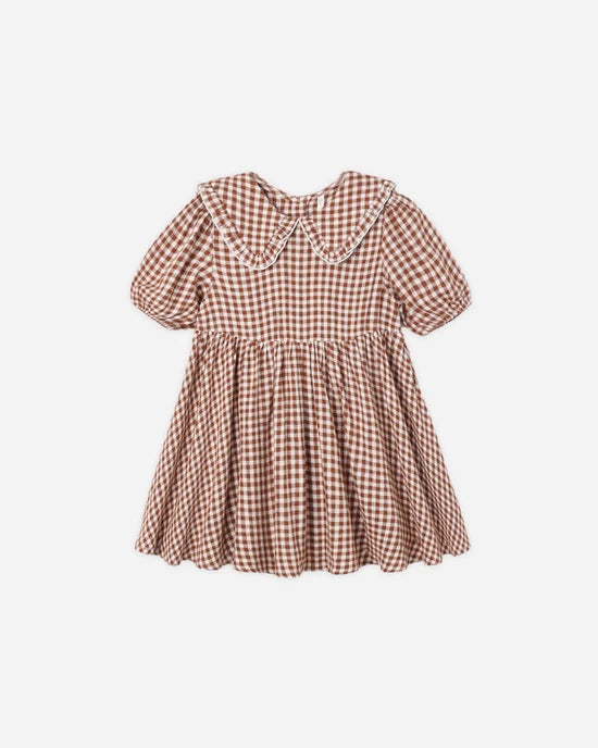Rylee + Cru Brick Check | Camille Dress