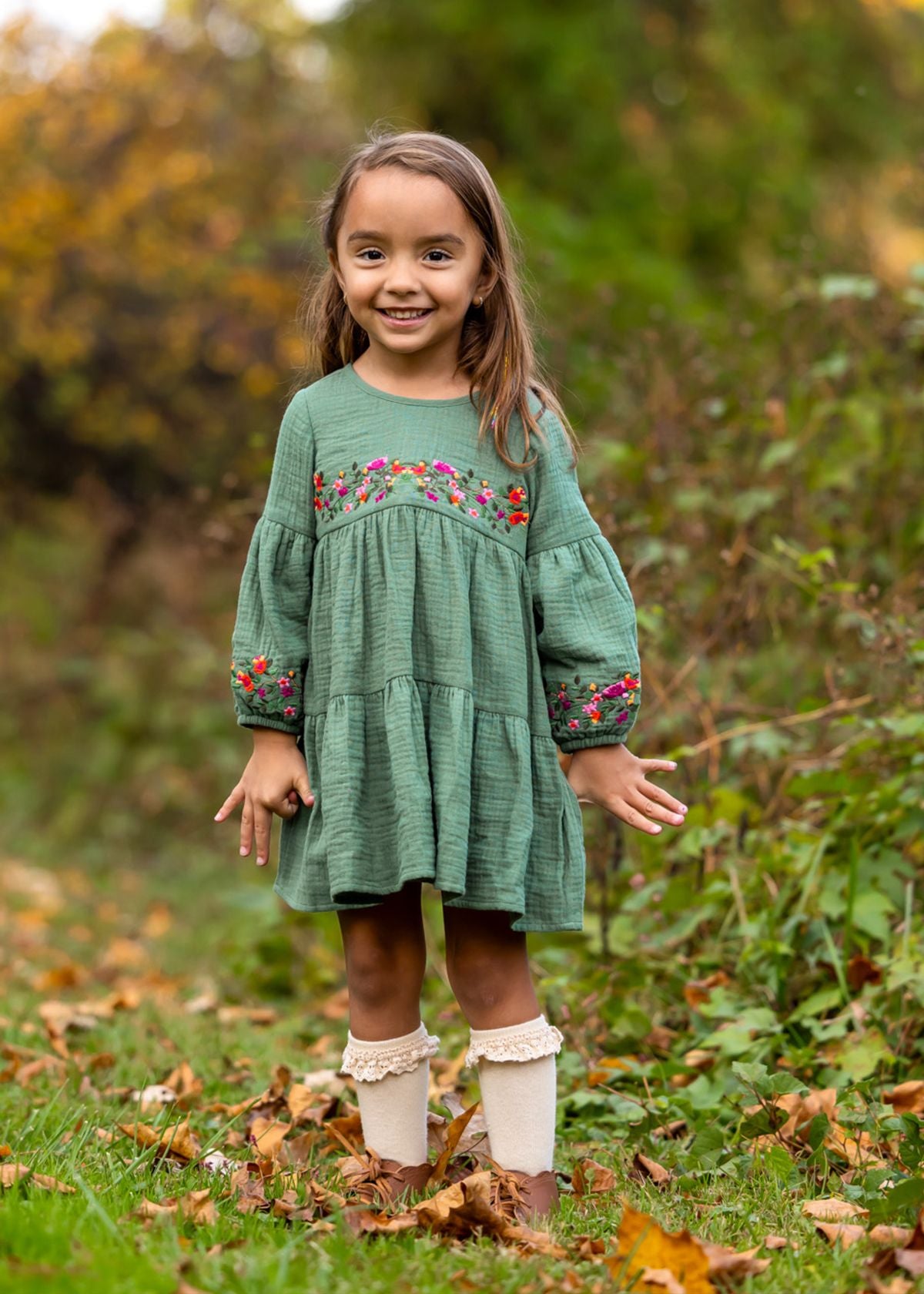 Mabel + Honey Green | Bella Dress