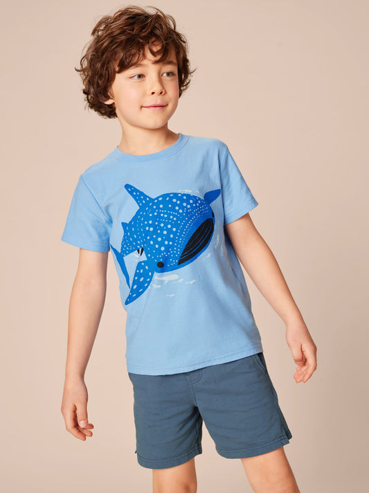 Tea Blue Orchid | Tattle Whale Shark Tee