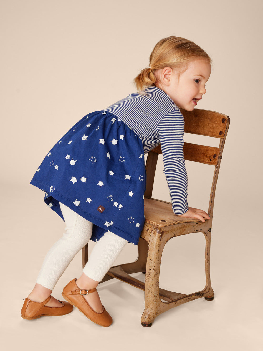 Tea Floating | Print Mix Skirted Baby Dress