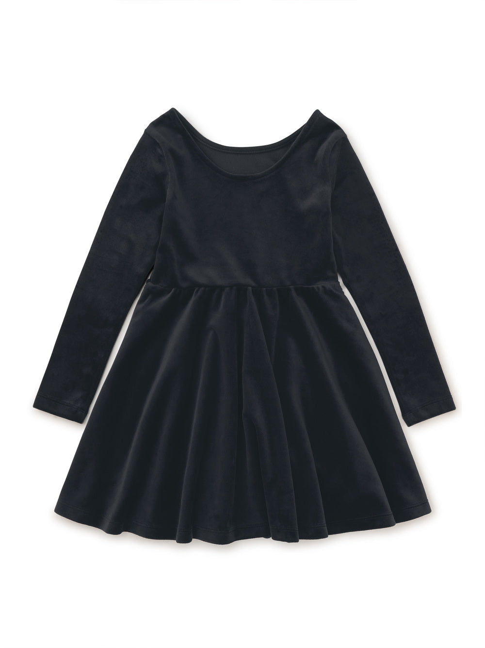 Tea Jet Black | Velour Ballet Dress